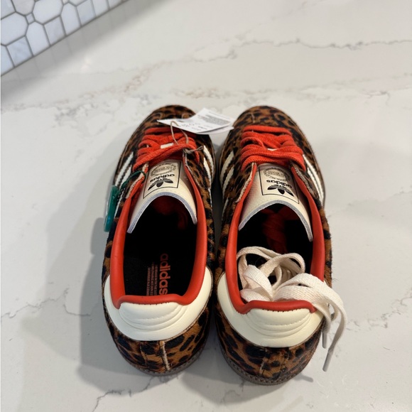 Adidas Samba | Preloved Red Leopard | Size 7 - Picture 2 of 6
